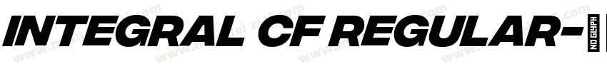 Integral CF Regular字体转换